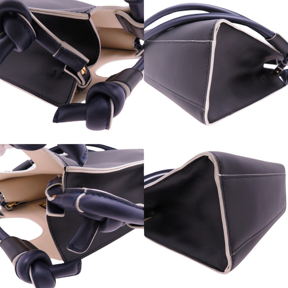 Marni Shoulder Bag Bmmp0055Q0 Leather Black Marcel Knot Tube Knot Women