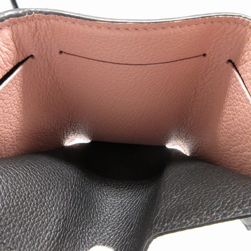 Louis Vuitton Tri-Fold Wallet M63978 Leather Pink Compact Wallet Portefeuille Rock Mini Women