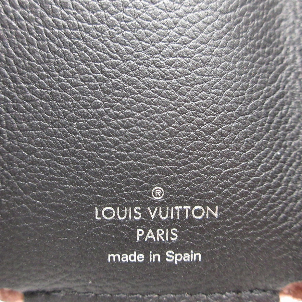 Louis Vuitton Tri-Fold Wallet M63978 Leather Pink Compact Wallet Portefeuille Rock Mini Women