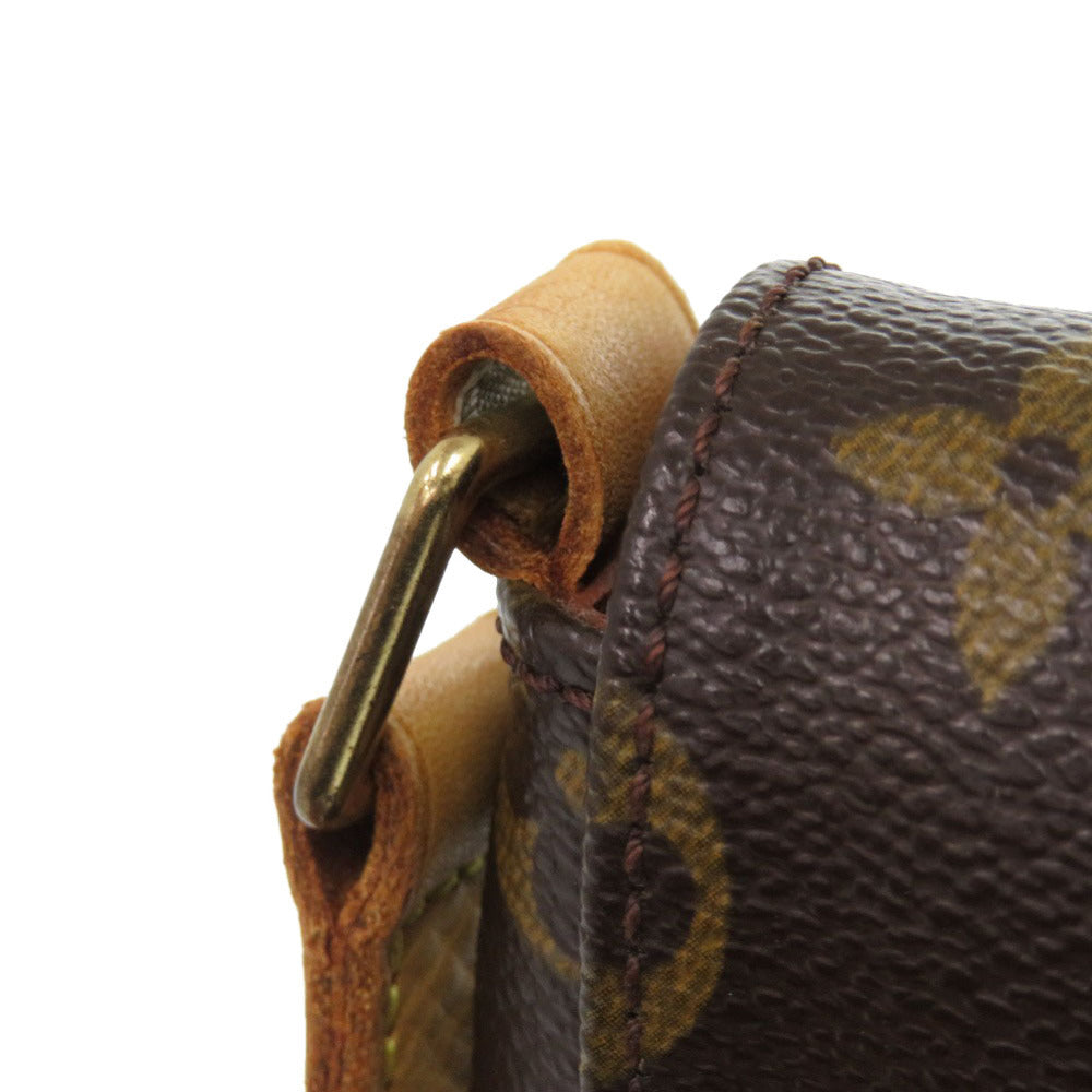 Louis Vuitton Shoulder Bag M51388 Monogram Canvas Brown Monogram Musette Tango Long Strap Women