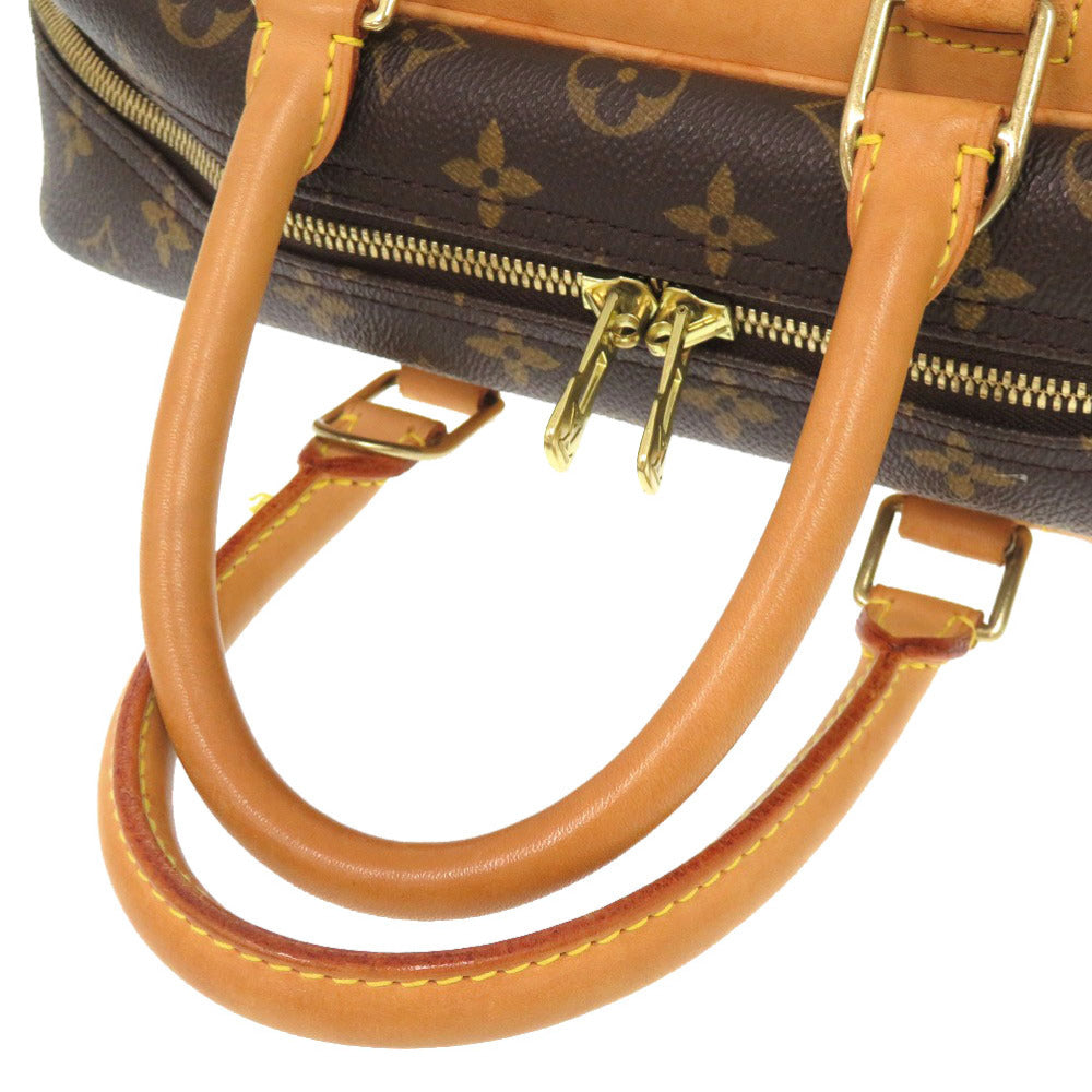 Louis Vuitton Handbag M47270 Monogram Canvas Brown Monogram Deauville Women(Unisex)
