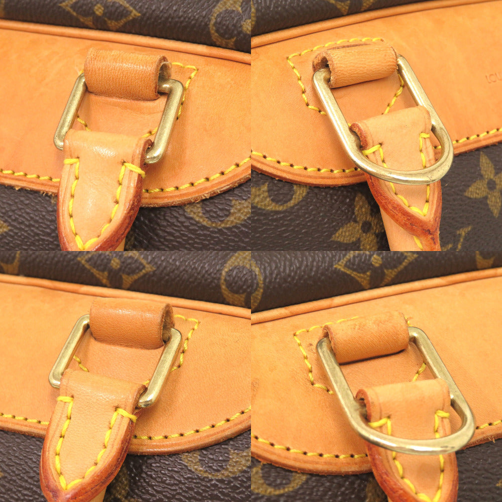 Louis Vuitton Handbag M47270 Monogram Canvas Brown Monogram Deauville Women(Unisex)