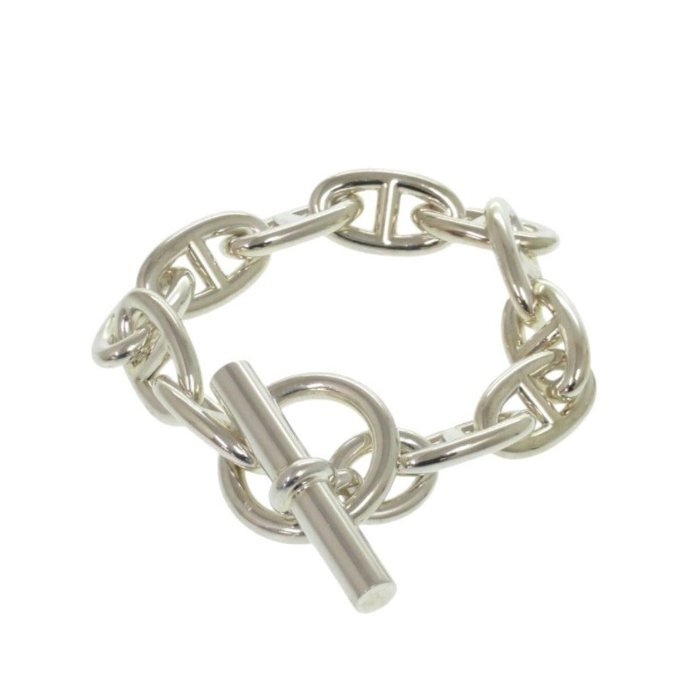 Hermes Bracelet Silver925 Silver Chene Dunkle Gm 11 Frames Unisex(Unisex)