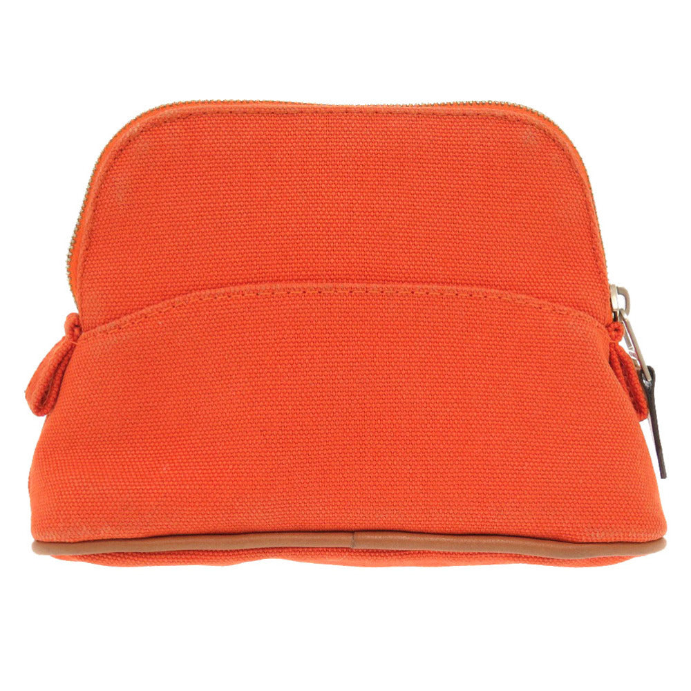 Hermes Pouch Cotton Orange Bolide Pouch 16 Mini Women
