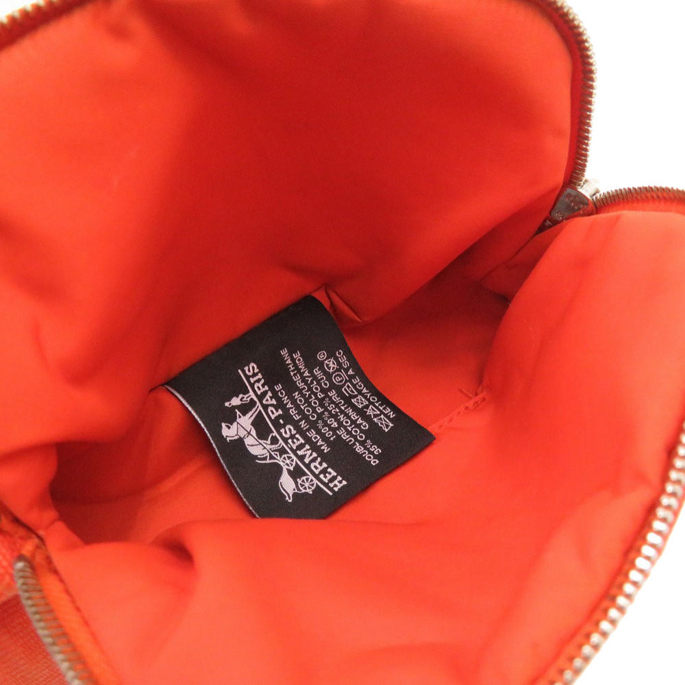 Hermes Pouch Cotton Orange Bolide Pouch 16 Mini Women
