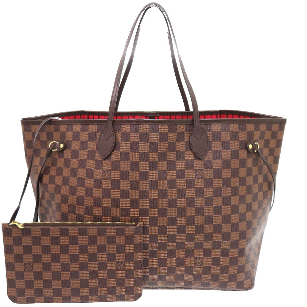 Louis Vuitton Tote Bag N41357 Damier Canvas Brown Damier New Neverfull Gm Women