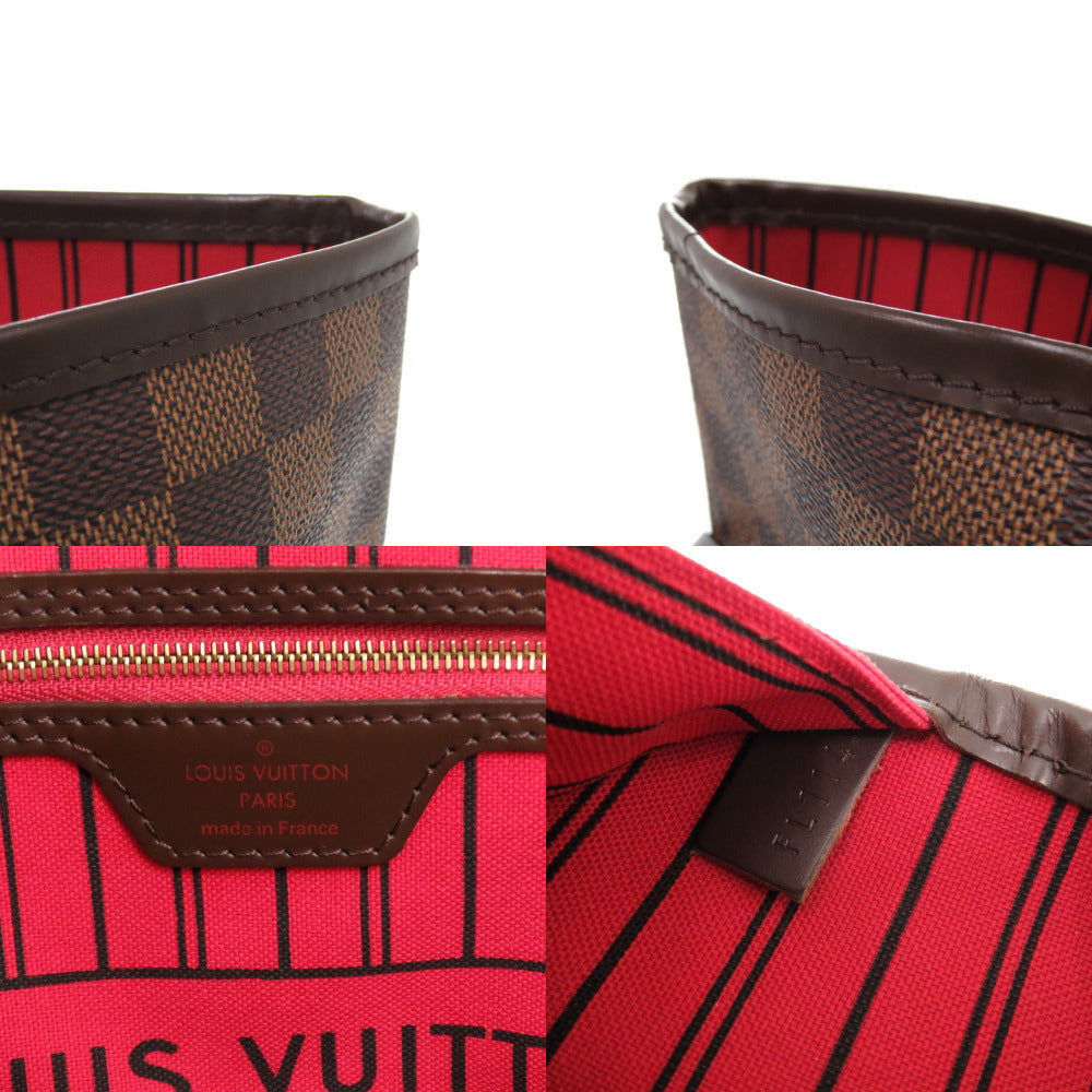 Louis Vuitton Tote Bag N41357 Damier Canvas Brown Damier New Neverfull Gm Women