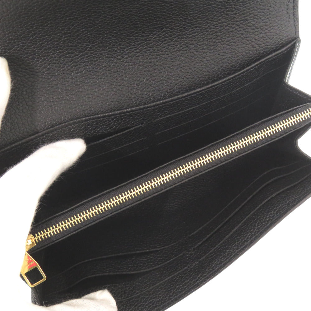 Louis Vuitton Long Wallet Purse M61182 Monogram Ann Platt Black Monogram Ann Platt Portefeuille