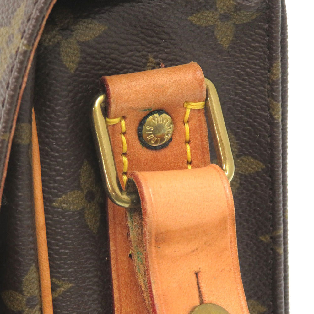 Louis Vuitton Shoulder Bag M51253 Monogram Canvas Brown Monogram Cartouchiere 22 Women