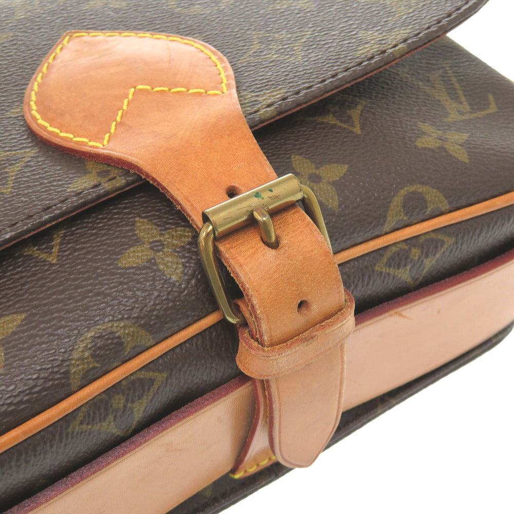 Louis Vuitton Shoulder Bag M51253 Monogram Canvas Brown Monogram Cartouchiere 22 Women