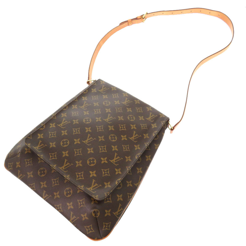 Louis Vuitton Shoulder Bag M51256 Monogram Canvas Brown Monogram Musette Women