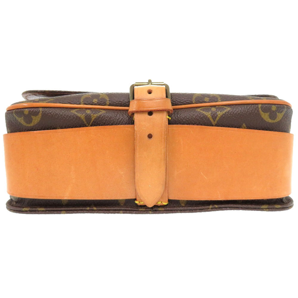 Louis Vuitton Shoulder Bag M51253 Monogram Canvas Brown Monogram Cartouchiere 22 Women