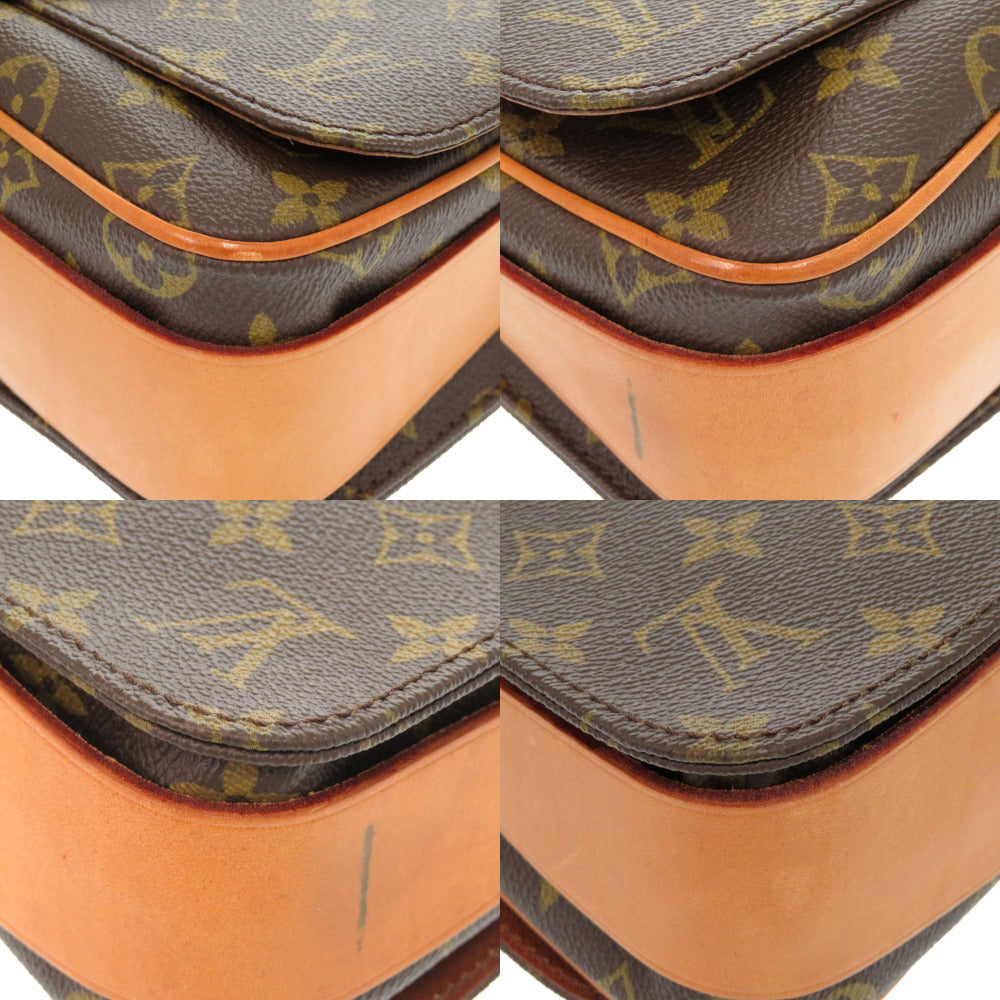 Louis Vuitton Shoulder Bag M51253 Monogram Canvas Brown Monogram Cartouchiere 22 Women