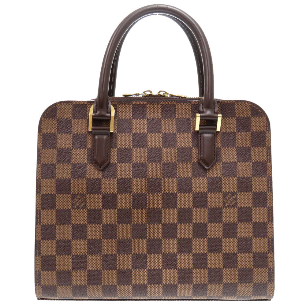 Louis Vuitton Handbag N51155 Damier Canvas Brown Damier Triana Women