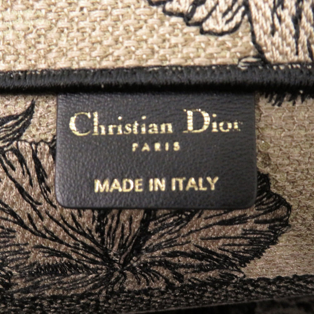 Christian Dior Tote Bag Canvas Beige Book Tote Medium Women