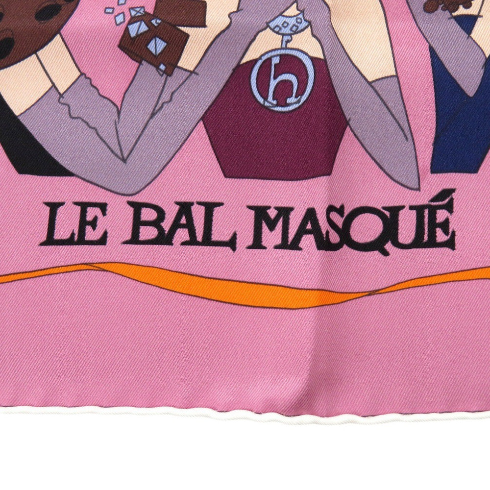 Hermes Scarf Silk Multicolor Carre70 Le Bal Masque Masked Ball Women