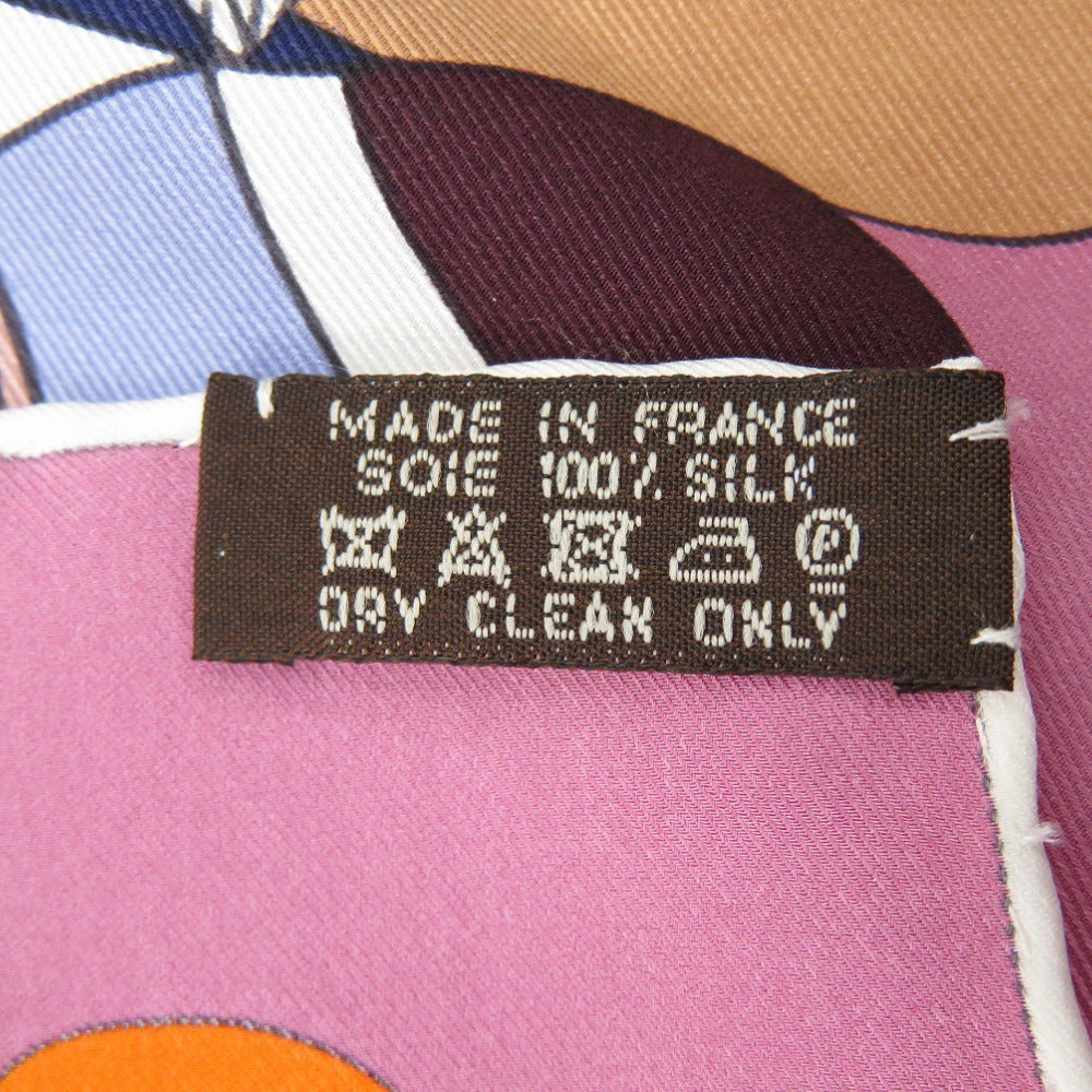 Hermes Scarf Silk Multicolor Carre70 Le Bal Masque Masked Ball Women