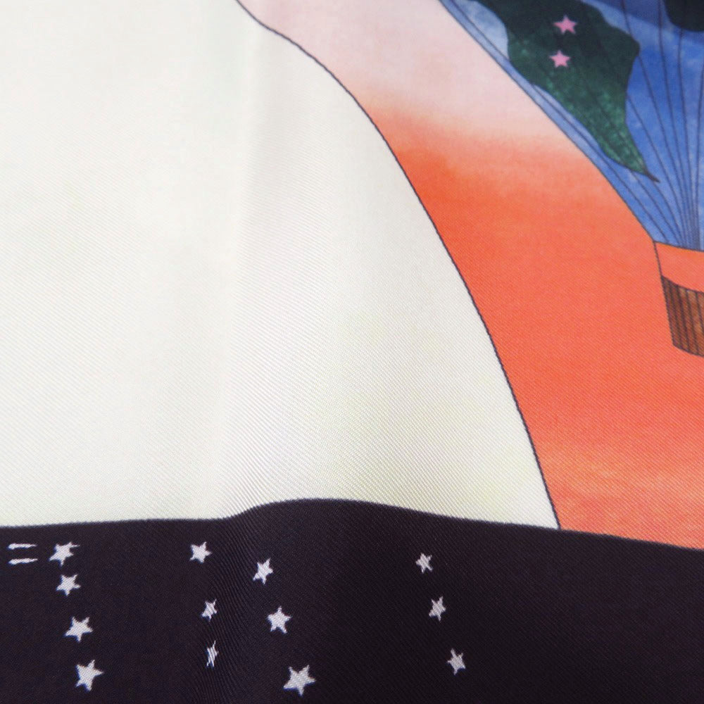 Christian Dior Scarf Silk Blue Balloon Women