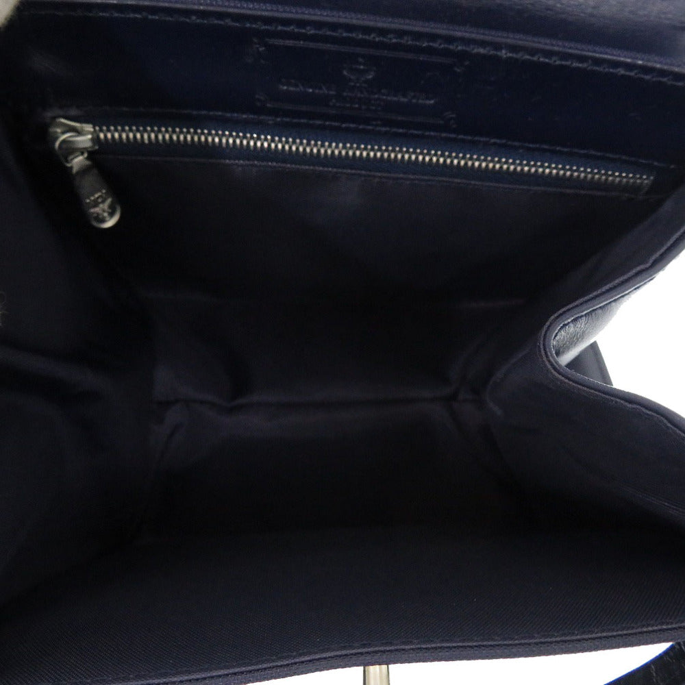 Mcm Handbag Leather, Pvc Navy Logo 2Way Women