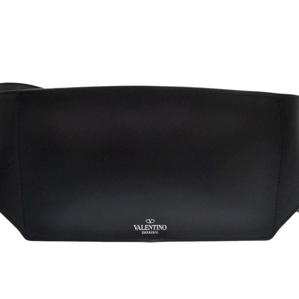 Valentino Waist Bag B0719Wjw 0Ni Leather Black Mens
