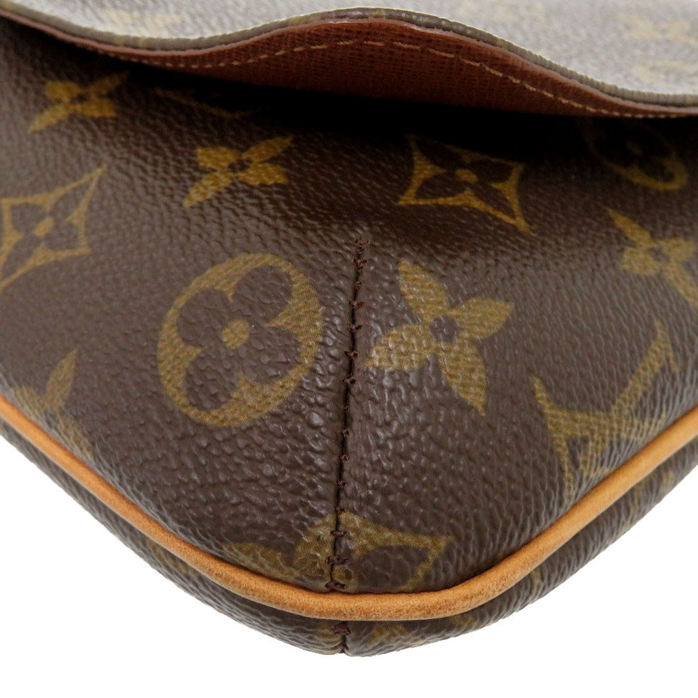 Louis Vuitton Shoulder Bag M51258 Monogram Canvas Brown Monogram Musette Salsa Short Strap Women