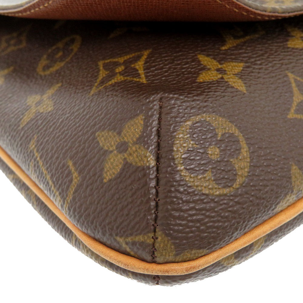 Louis Vuitton Shoulder Bag M51258 Monogram Canvas Brown Monogram Musette Salsa Short Strap Women