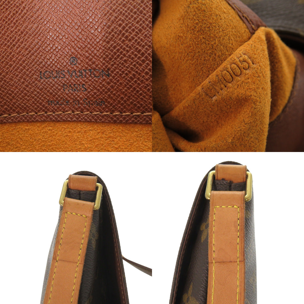 Louis Vuitton Shoulder Bag M51258 Monogram Canvas Brown Monogram Musette Salsa Short Strap Women
