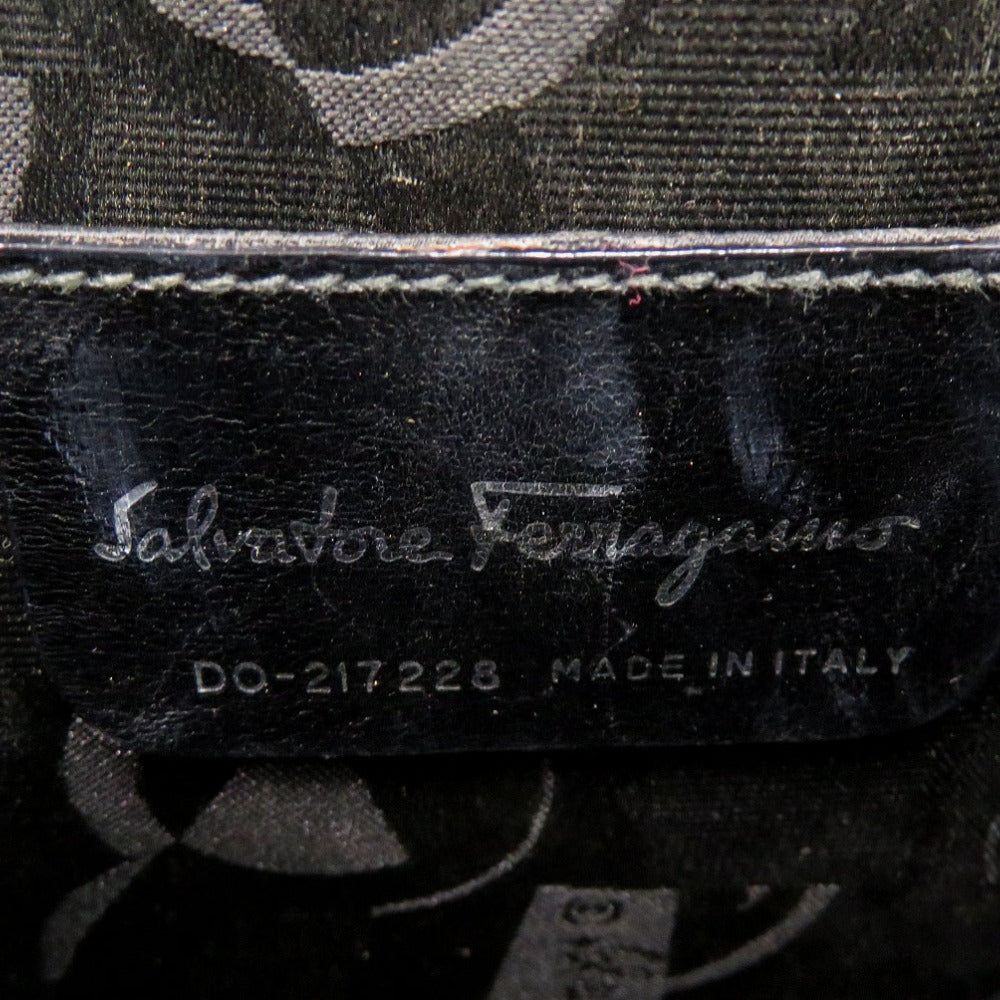 Salvatore Ferragamo Handbag Do-217228 Leather White Gancini Women