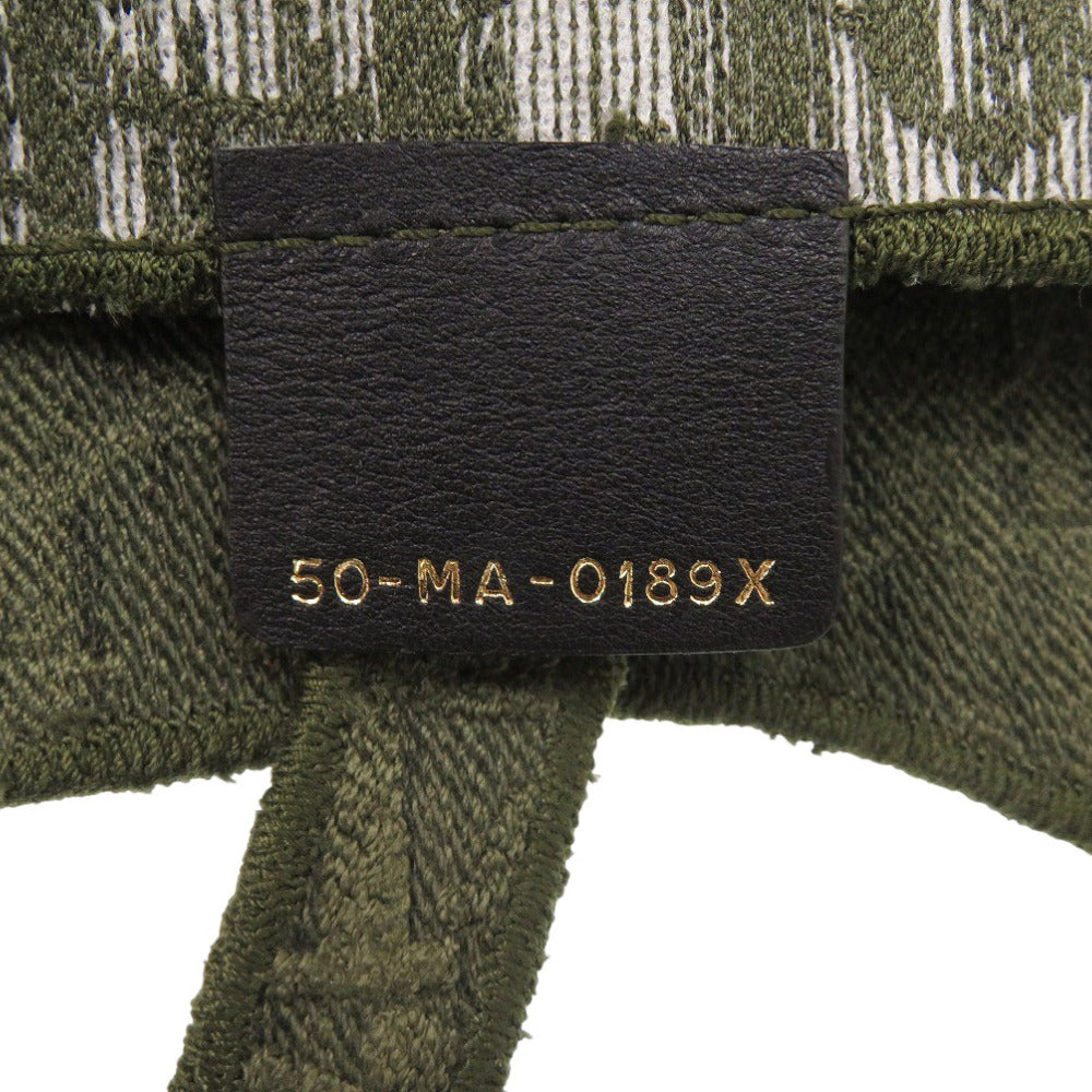 Christian Dior Waist Bag Canvas Khaki Saddle Bag Women