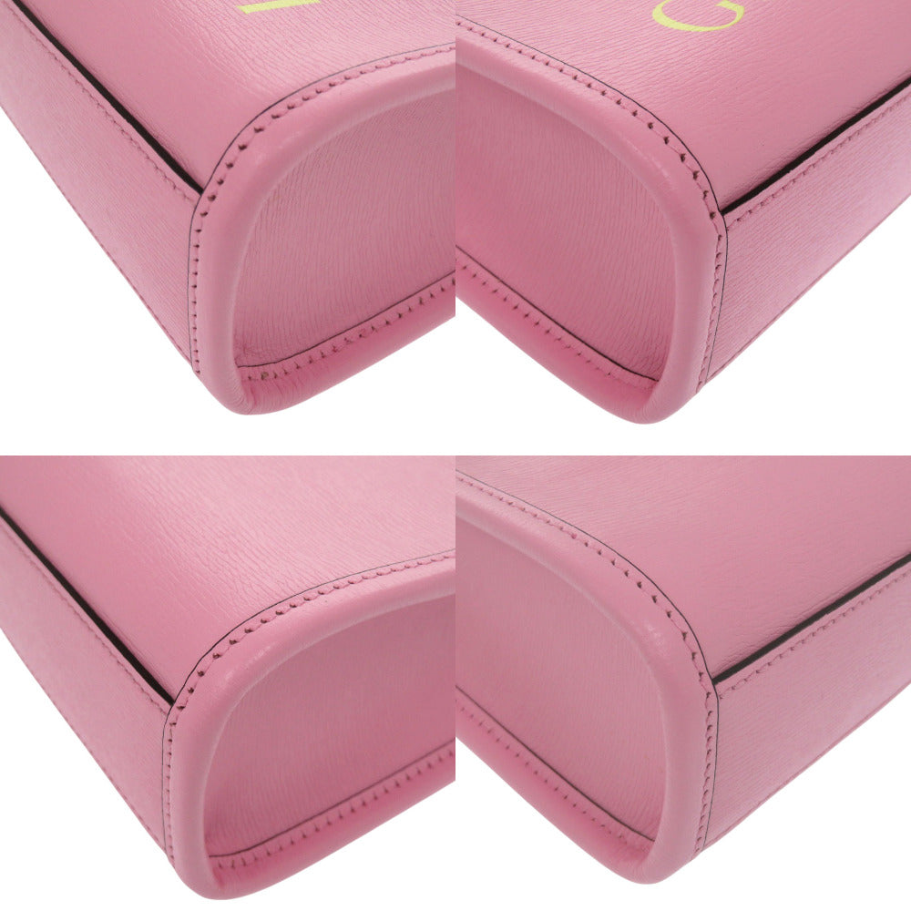 Gucci Handbag 671623 Leather Pink Bananya Collaboration Women
