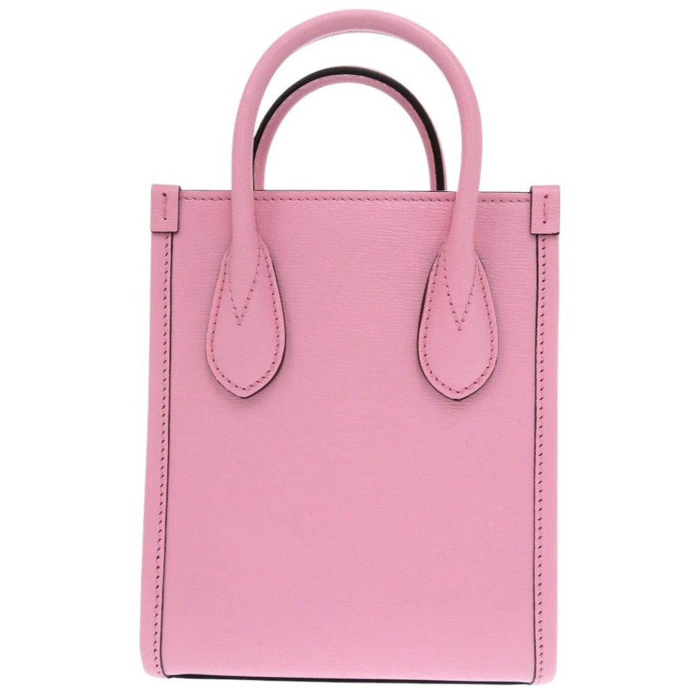 Gucci Handbag 671623 Leather Pink Bananya Collaboration Women