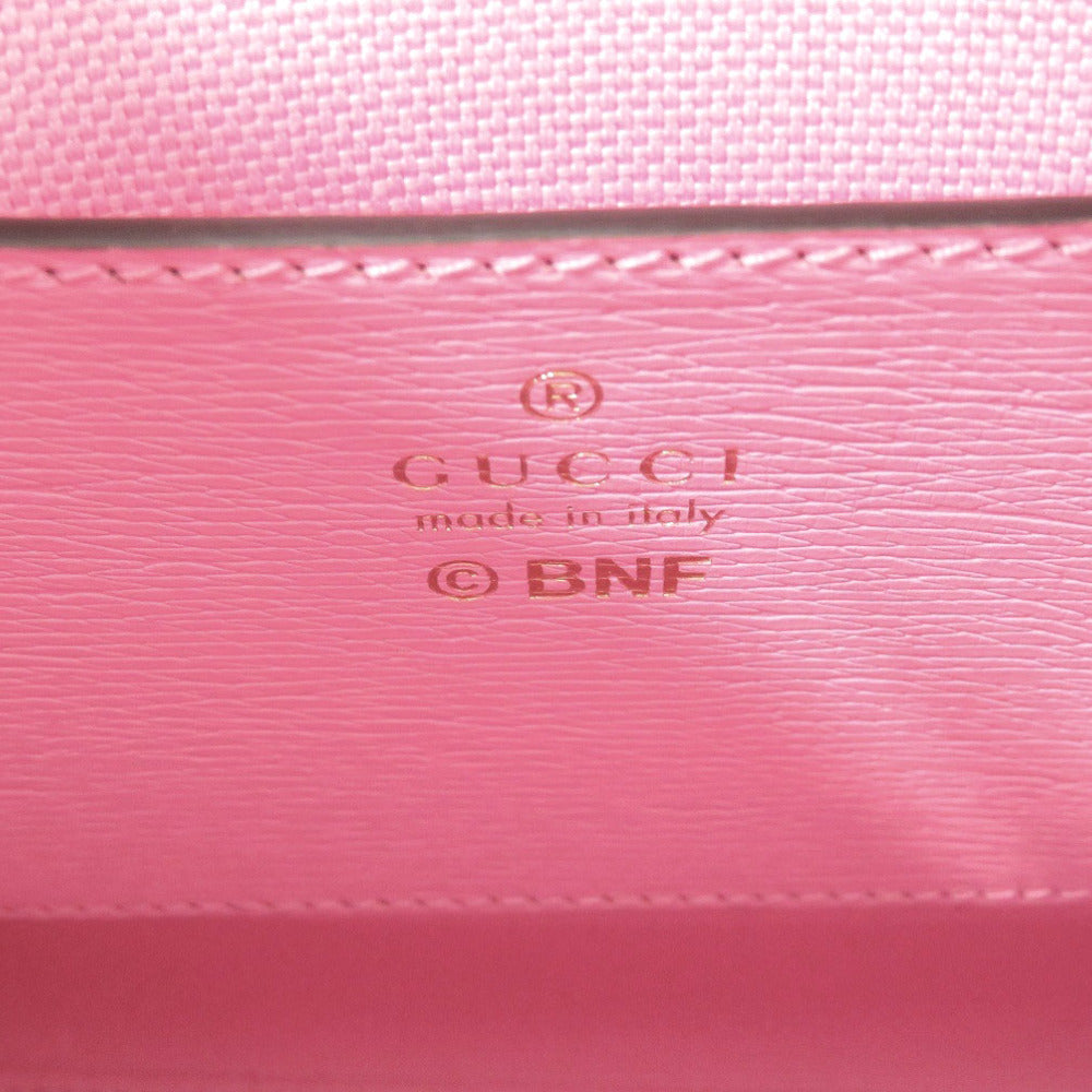Gucci Handbag 671623 Leather Pink Bananya Collaboration Women