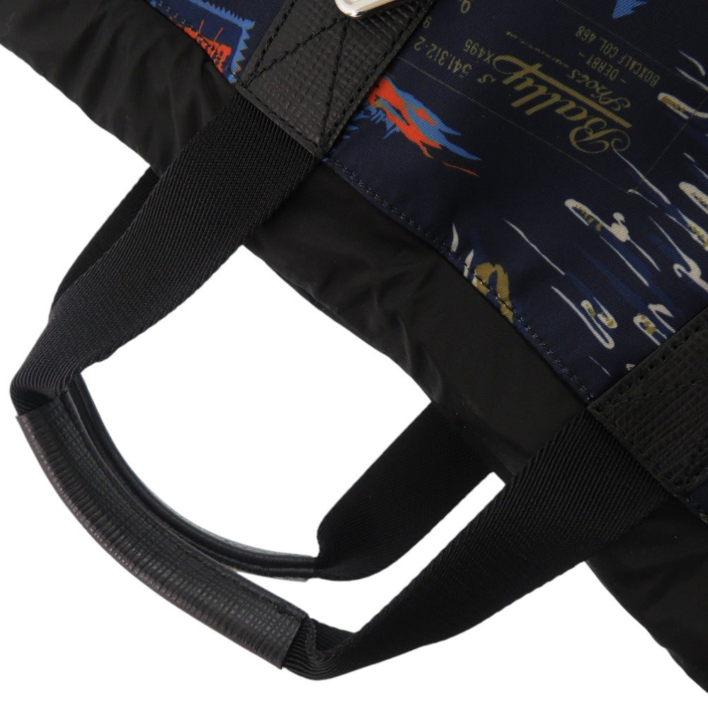 Bally Backpack Nylon Blue Drawstring Falco.Npr 27 Multibluesky Unisex(Unisex)