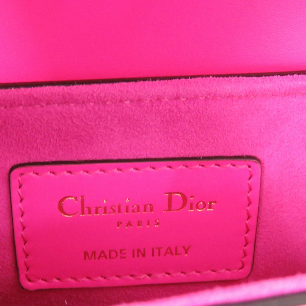 Christian Dior Handbag Leather Passion Pink Saddle Bag Women