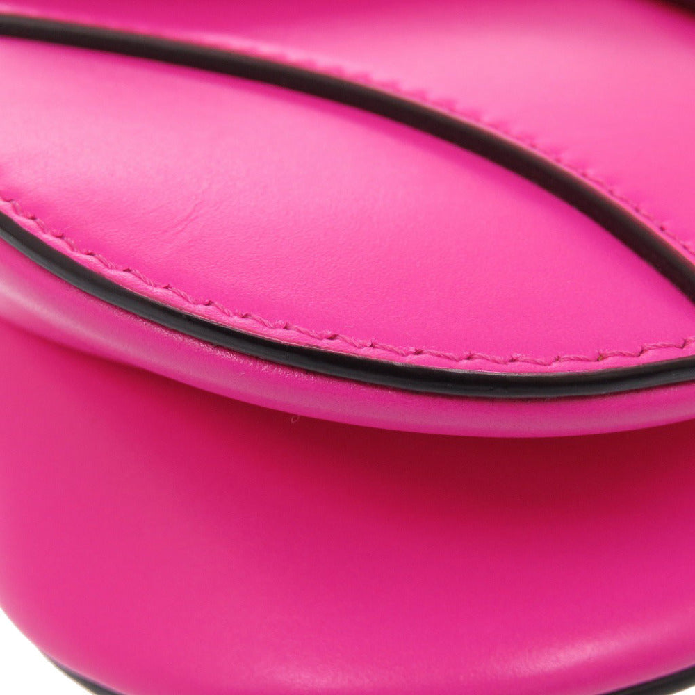 Christian Dior Handbag Leather Passion Pink Saddle Bag Women