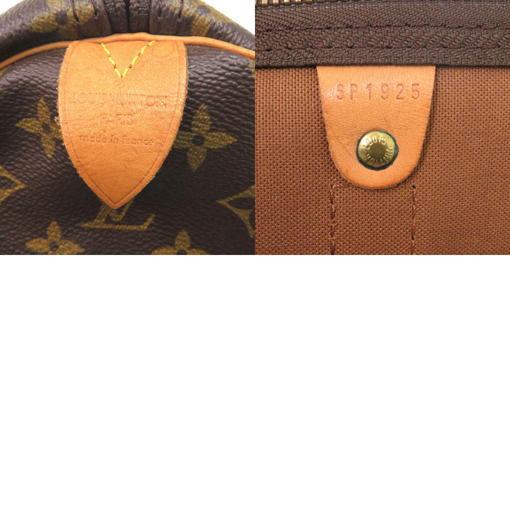 Louis Vuitton Boston Duffel Bag M41422 Monogram Canvas Brown Monogram Keepall 60 Mens