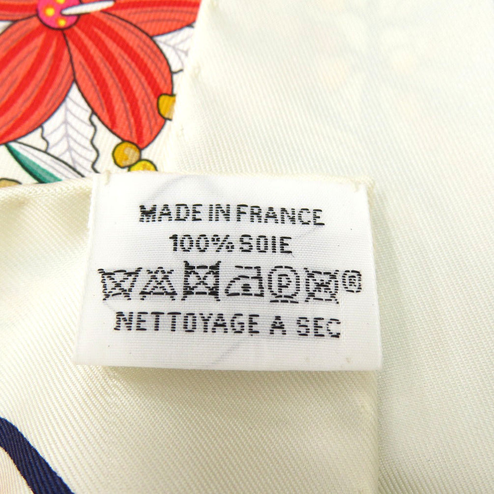Hermes Scarf Silk Gris Twill Scarf Cheetah Carre90 Double Face Guepards Bandana Women