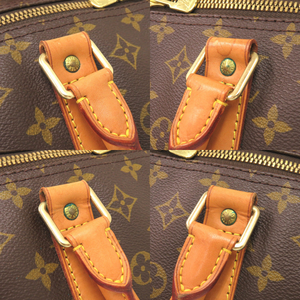 Louis Vuitton Boston Duffel Bag M41422 Monogram Canvas Brown Monogram Keepall 60 Mens