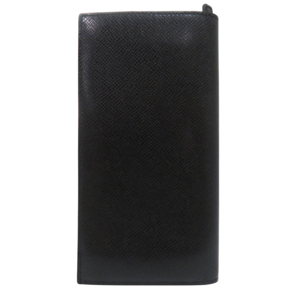Saint Laurent Paris Long Wallet Purse 396308 H3Z2W 1000 Leather Black Continental Wallet With Logo