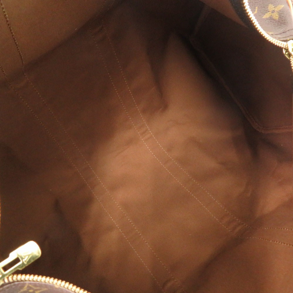 Louis Vuitton Boston Duffel Bag M41428 Monogram Canvas Brown Monogram Keepall 45 Mens