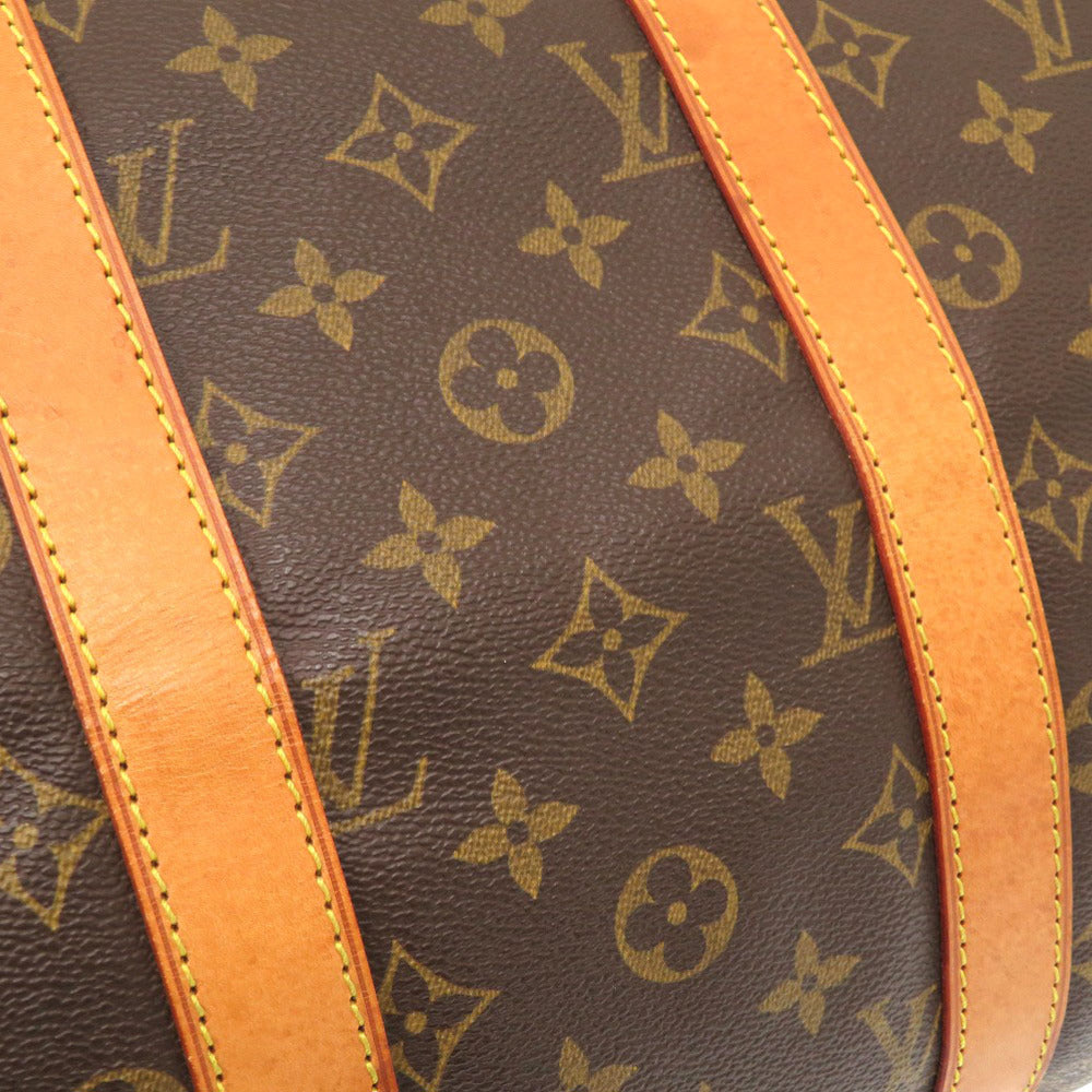 Louis Vuitton Boston Duffel Bag M41428 Monogram Canvas Brown Monogram Keepall 45 Mens