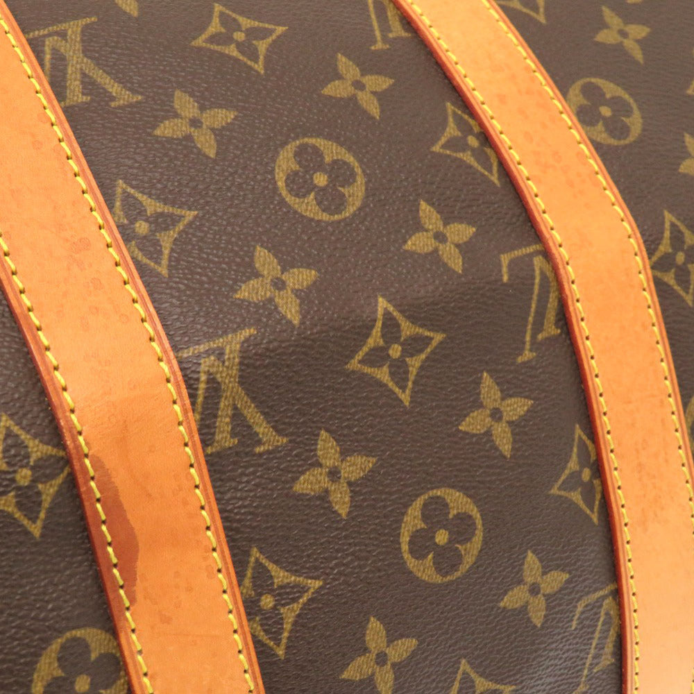 Louis Vuitton Boston Duffel Bag M41428 Monogram Canvas Brown Monogram Keepall 45 Mens