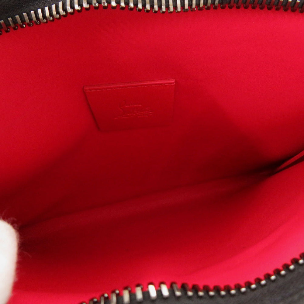 Christian Louboutin Shoulder Bag 3185202 Leather, Sequins Black Sky Porch Women