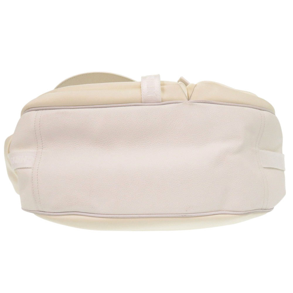 Christian Dior Shoulder Bag 1Adho029Usg Leather, Nylon White Sacai Collaboration Dior Sacai Saddle