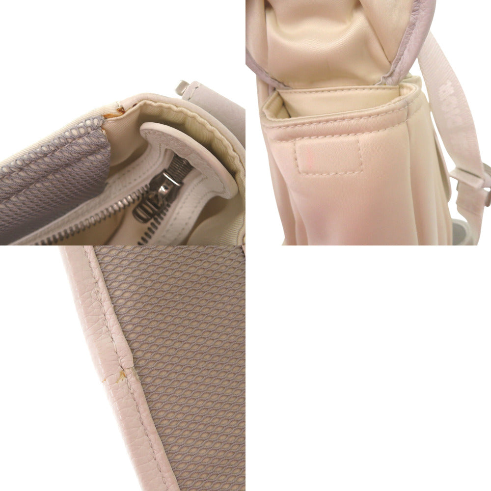 Christian Dior Shoulder Bag 1Adho029Usg Leather, Nylon White Sacai Collaboration Dior Sacai Saddle