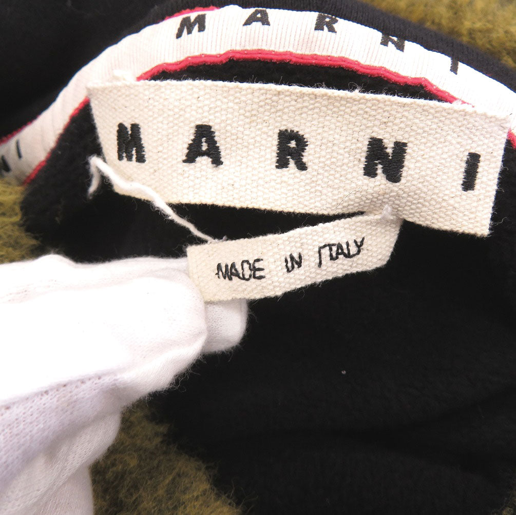 Marni Hoodie Cotton Black Mens 52