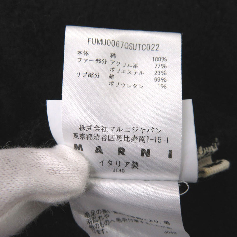 Marni Hoodie Cotton Black Mens 52