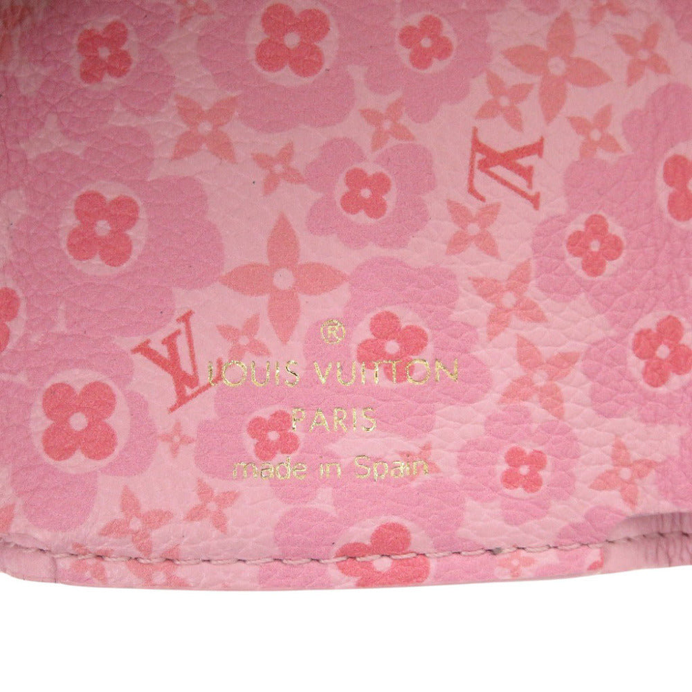 Louis Vuitton Tri-Fold Wallet M80088 Leather Pink Portefeuille Rock Mini Women