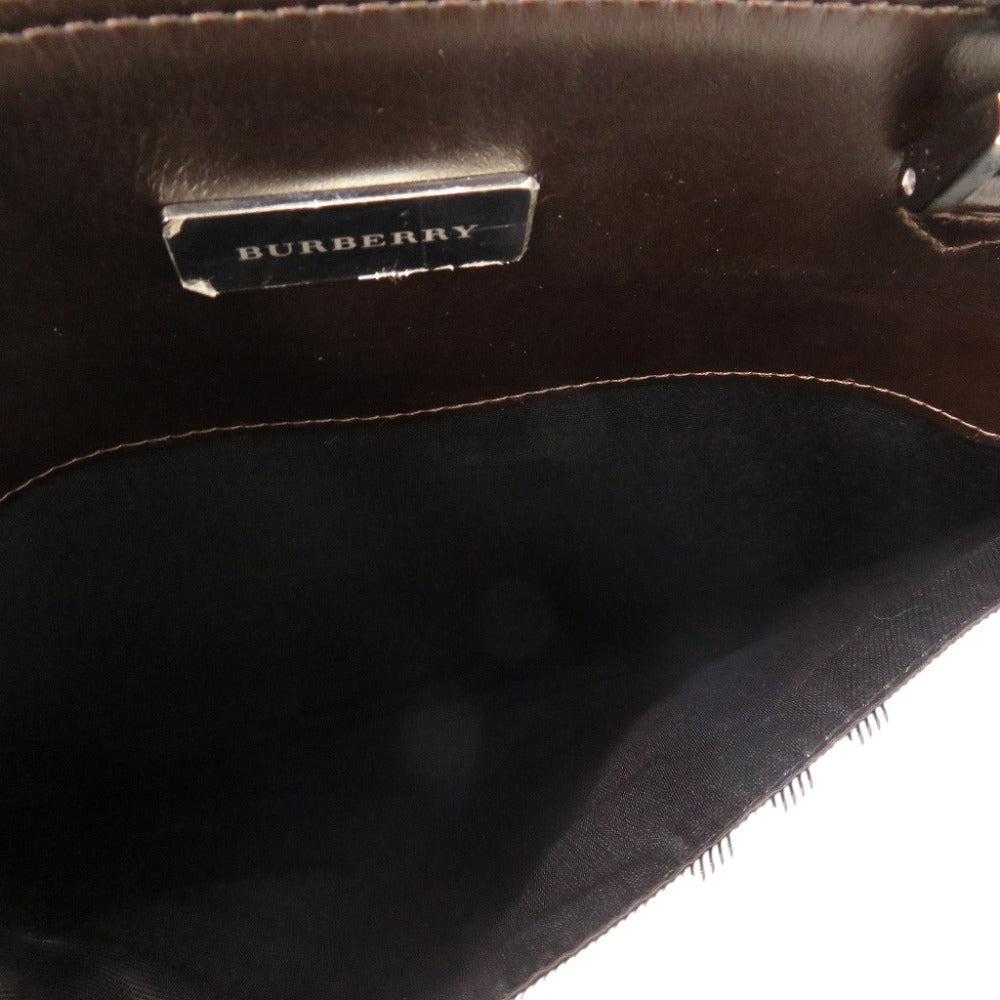 Burberry Handbag Canvas, Leather Beige Nova Check Women