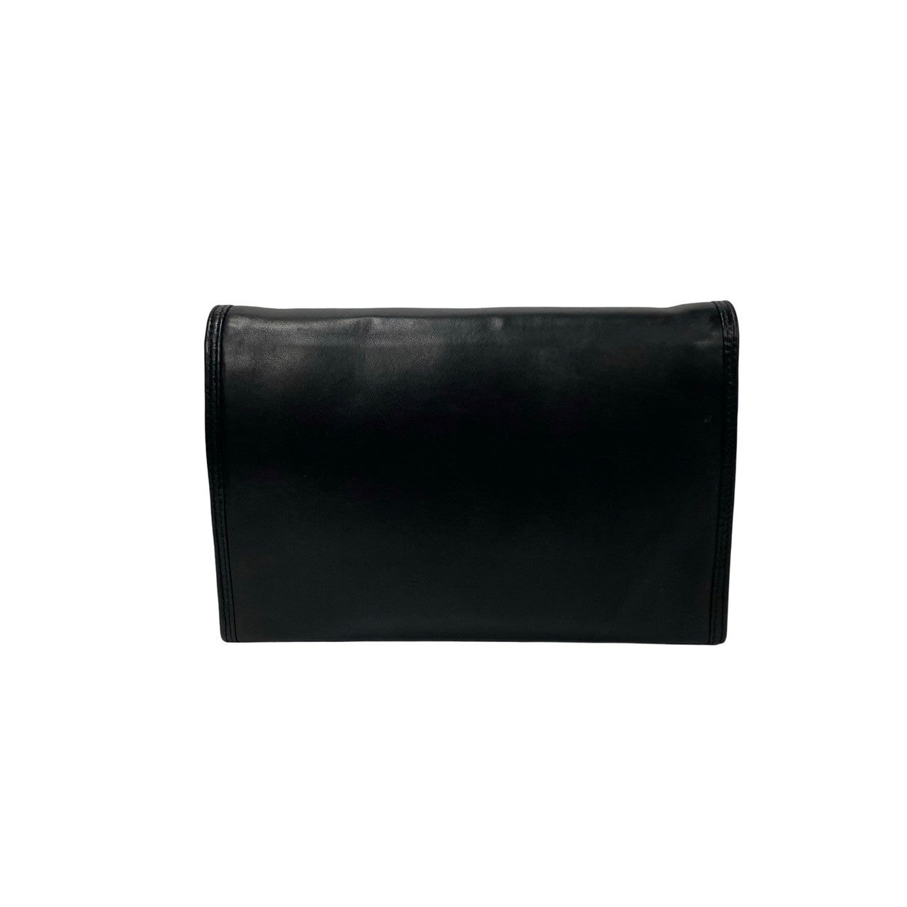 Chanel Shoulder Bag Lambskin Black Coco Mark Women